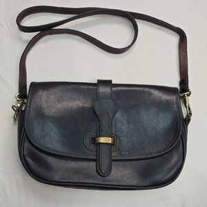 Dooney & Bourke Black Leather Crossbody Bag
